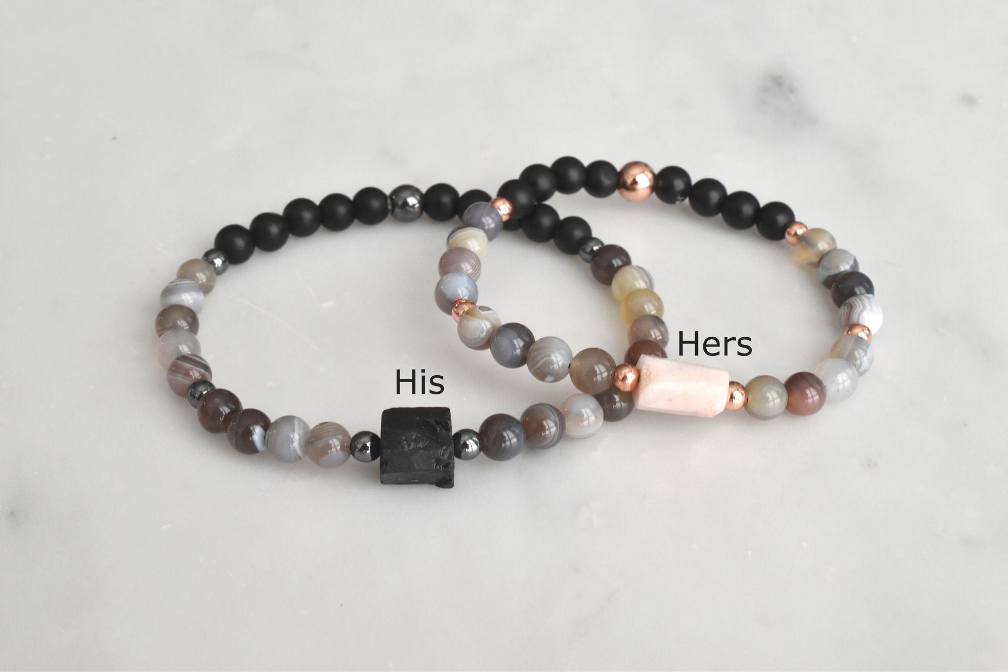 Grief and Loss Support Healing Bracelet For Men - 3Rosebudsco.com