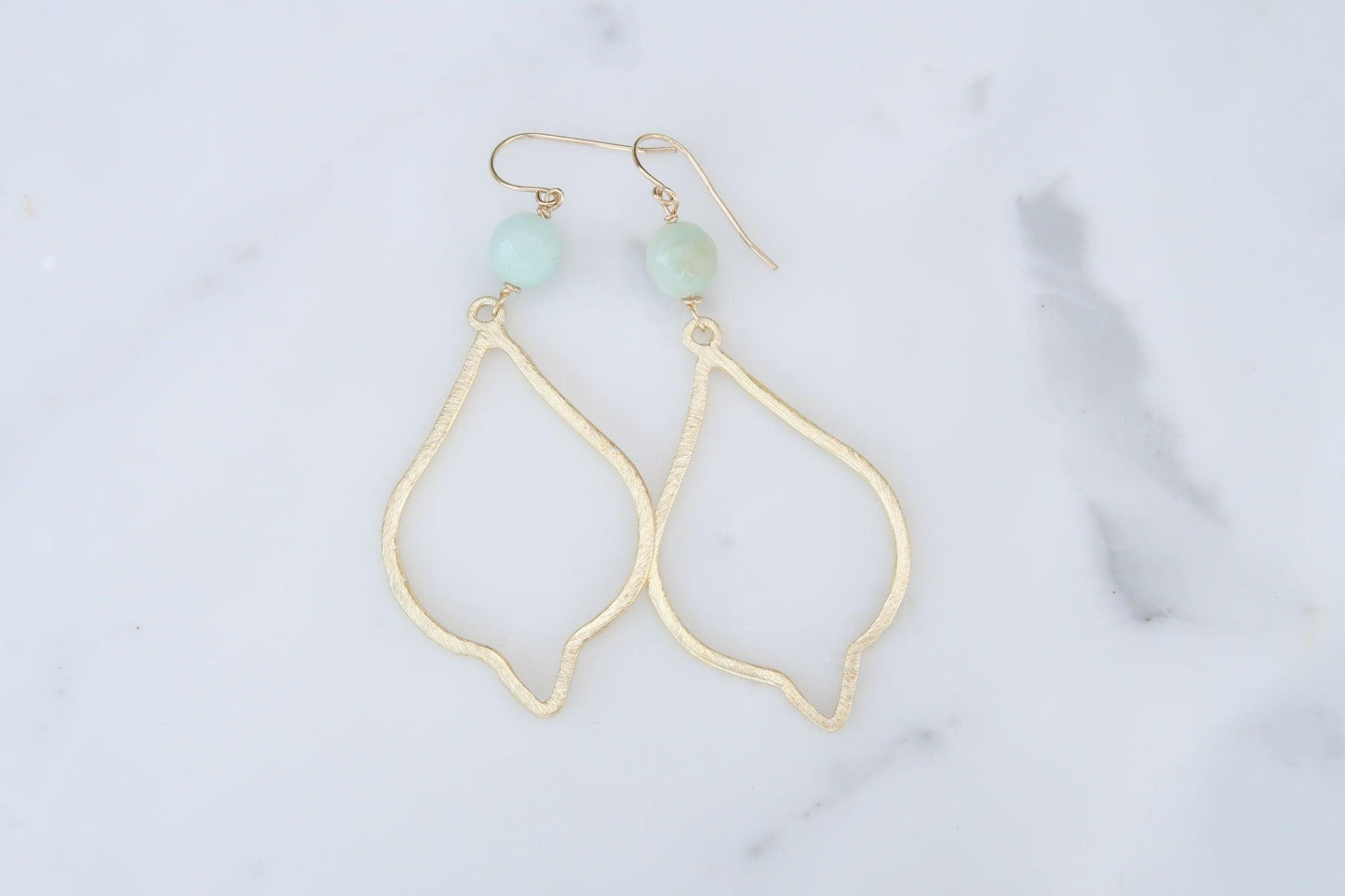 Teardrop Healing Gemstone Earrings - 3Rosebudsco.com
