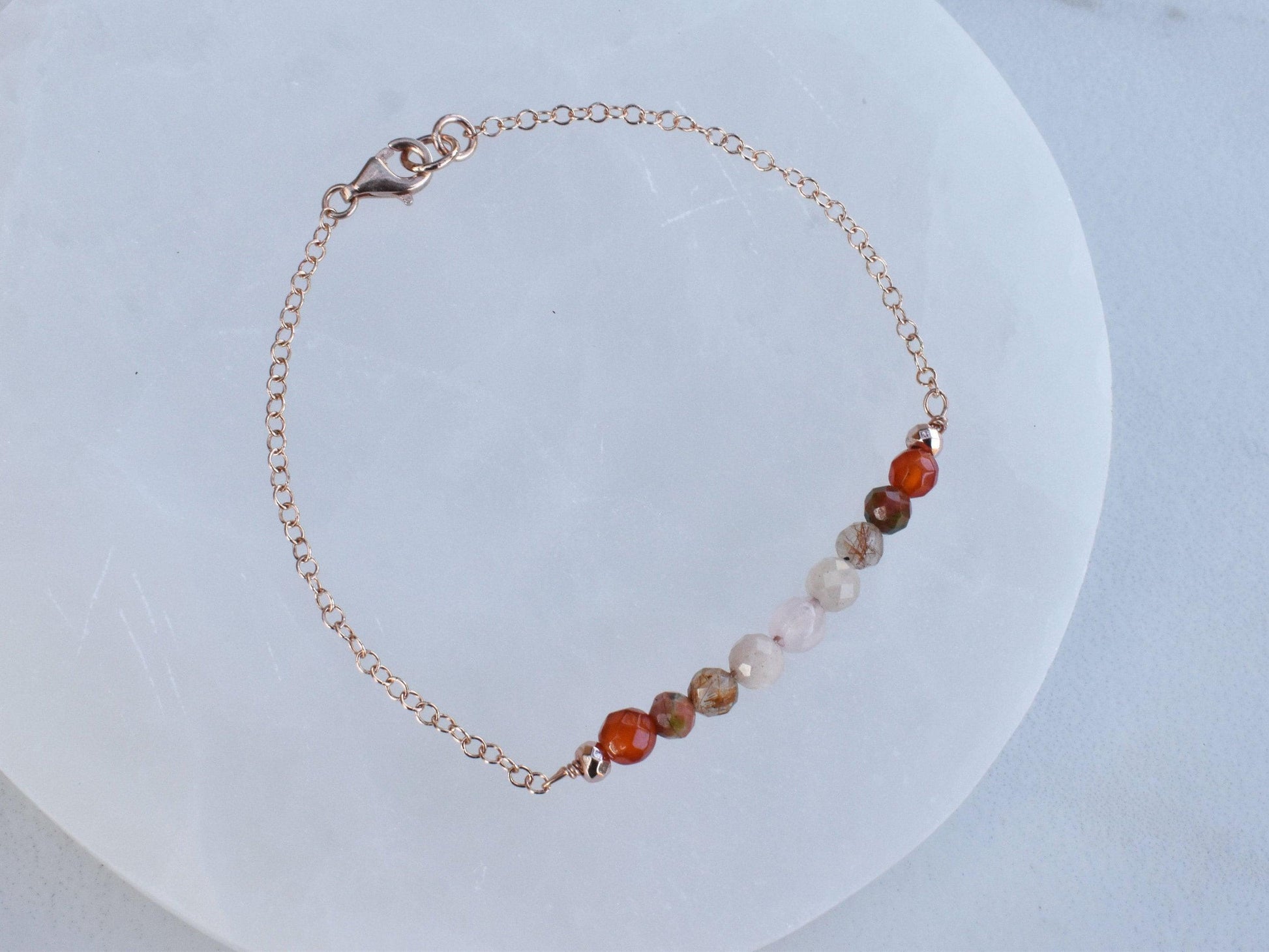 Dainty Pregnancy Bracelet with Reiki Infused Energy - 3Rosebudsco.com