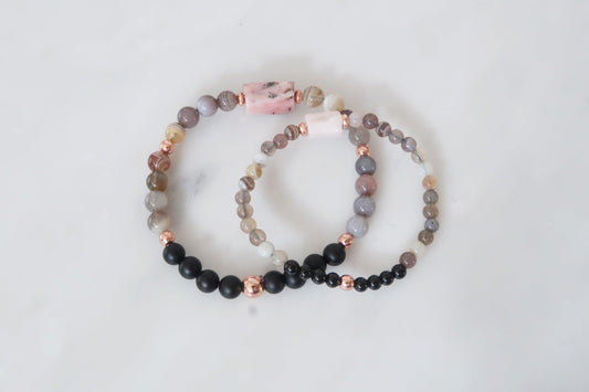 grief and loss crystal healing bracelets to help bring soothing and comfort during tough emotional times