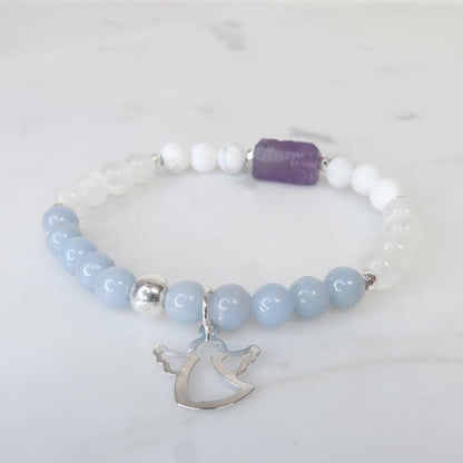 Angelic Connection Bracelet Reiki Infused Jewelry - 3Rosebudsco.com