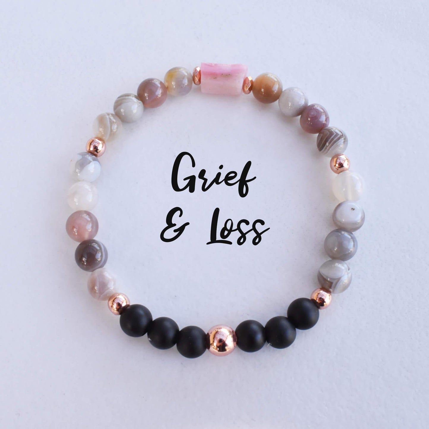 Grief and Loss Bracelet with Reiki Infused Energy - 3Rosebudsco.com