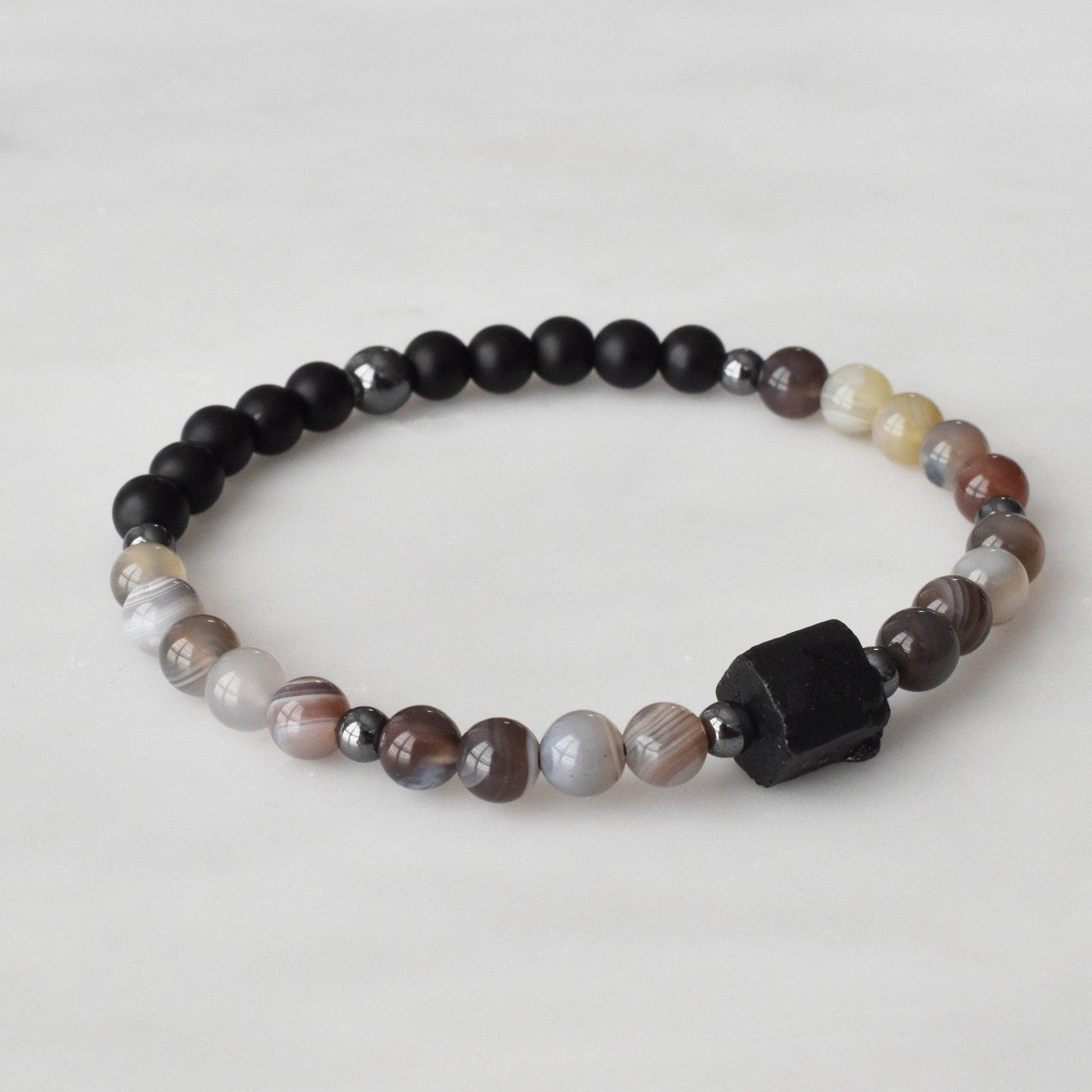 Grief and Loss Support Healing Bracelet For Men - 3Rosebudsco.com