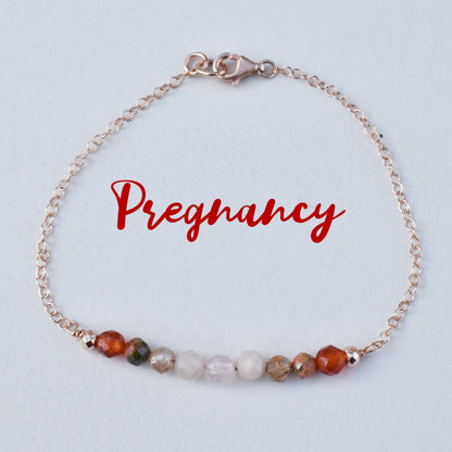 Dainty Pregnancy Bracelet with Reiki Infused Energy - 3Rosebudsco.com