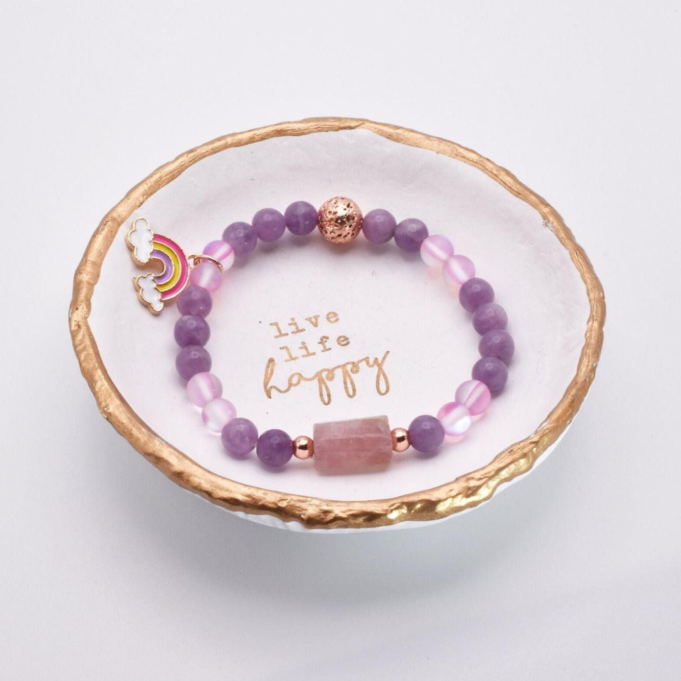 Emotional Stability Bracelet , Just Be Happy Bracelet - 3Rosebudsco.com