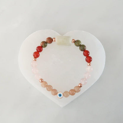 Selenite Heart Jewelry Charging & Cleaning Plate Infused with Reiki - 3Rosebudsco.com
