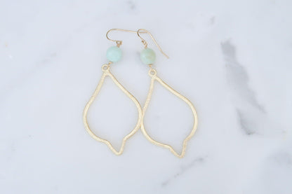 Teardrop Healing Gemstone Earrings - 3Rosebudsco.com