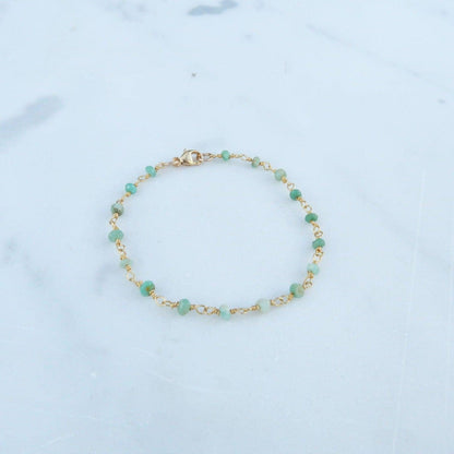 Kids Amazonite Healing Gemstone Bracelet - Reiki Infused Jewelry For Kids - 3Rosebudsco.com