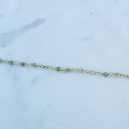 Kids Amazonite Healing Gemstone Bracelet - Reiki Infused Jewelry For Kids - 3Rosebudsco.com