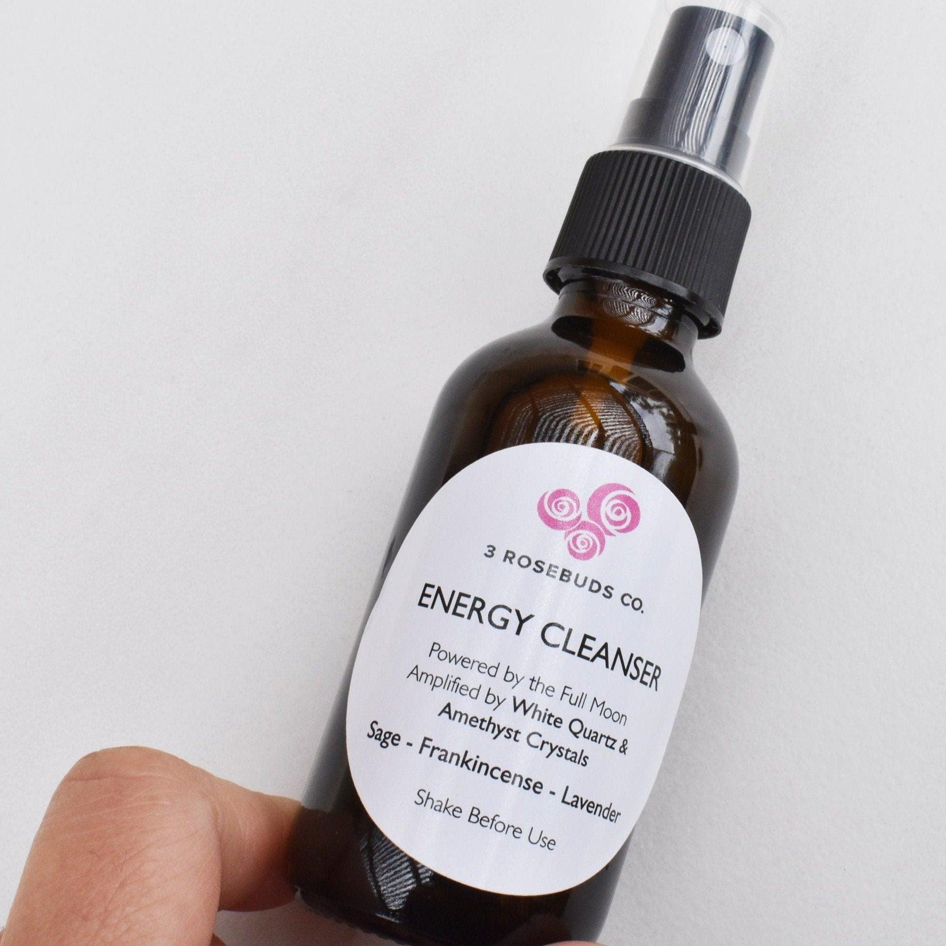 Energy Cleansing Smudge Spray - Reiki Infused Clearing Spray - 3Rosebudsco.com