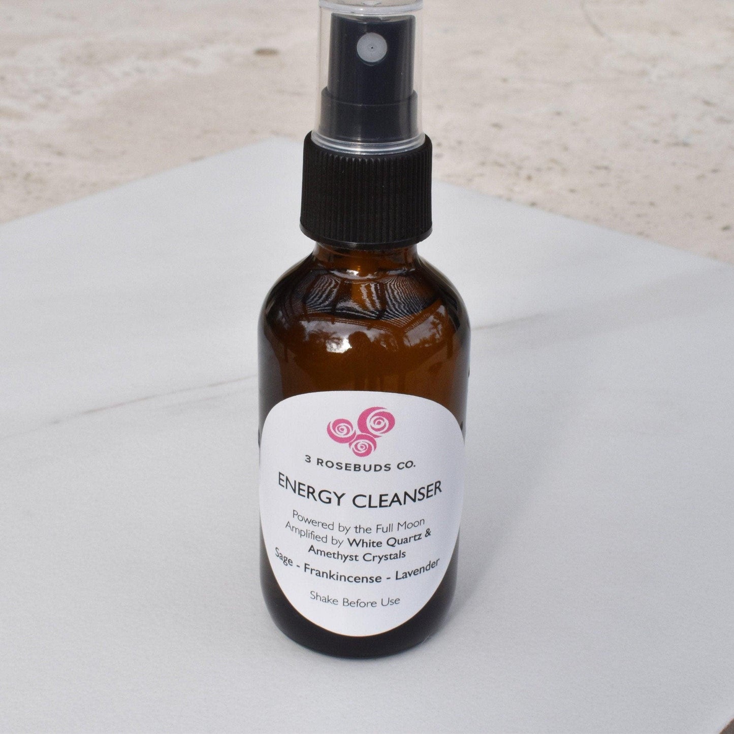 Energy Cleansing Smudge Spray - Reiki Infused Clearing Spray - 3Rosebudsco.com