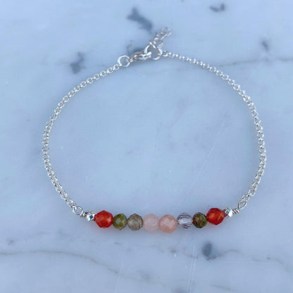 Dainty Pregnancy Bracelet with Reiki Infused Energy - 3Rosebudsco.com
