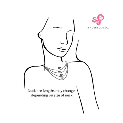 Peach Moonstone Gemstone Necklace With Reiki Infused Energy - 3Rosebudsco.com